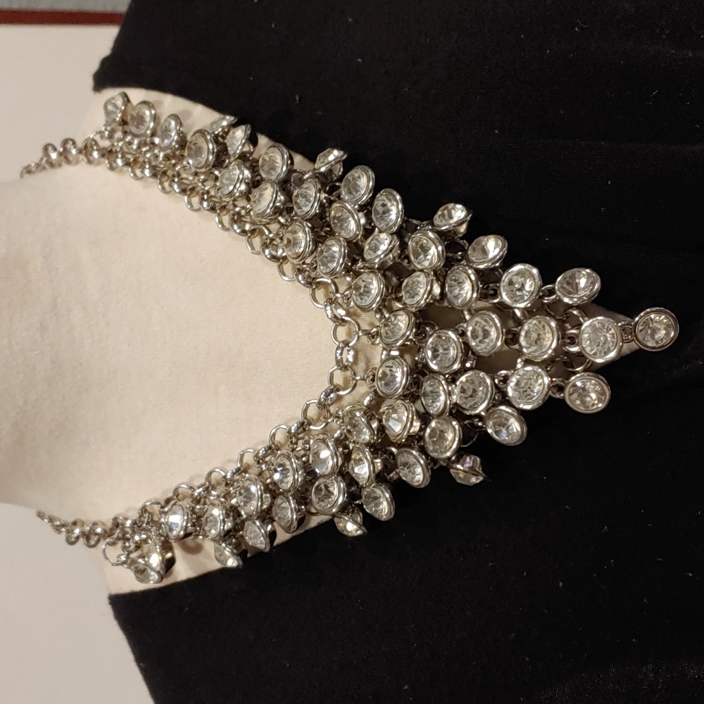 Unmarked Clear Stone Necklace